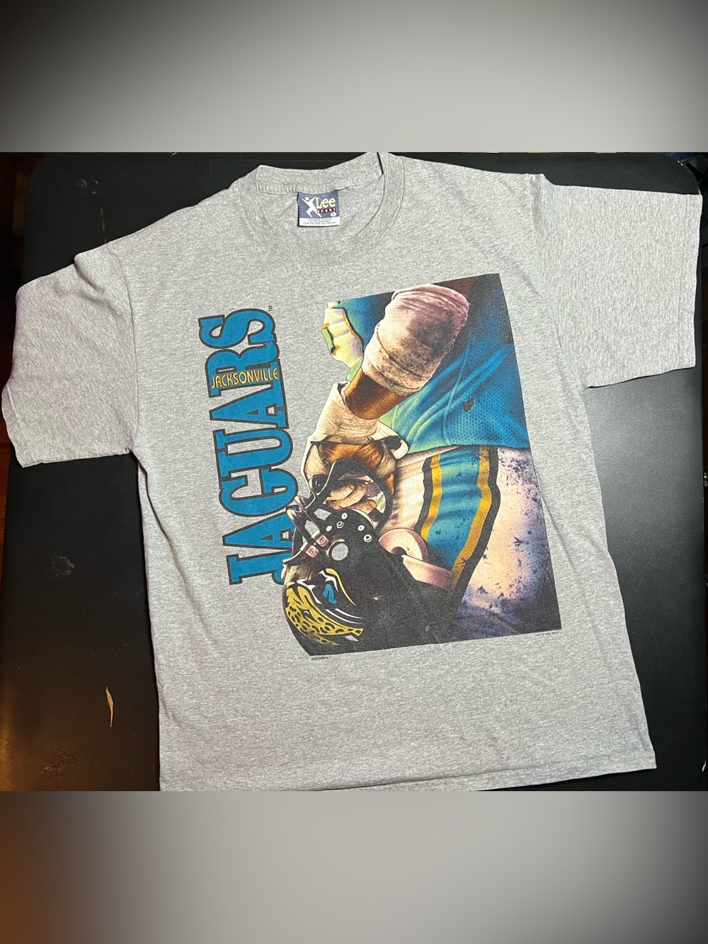 1996 NFL Nutmeg Jacksonville Jaguars Lee Sports Tee